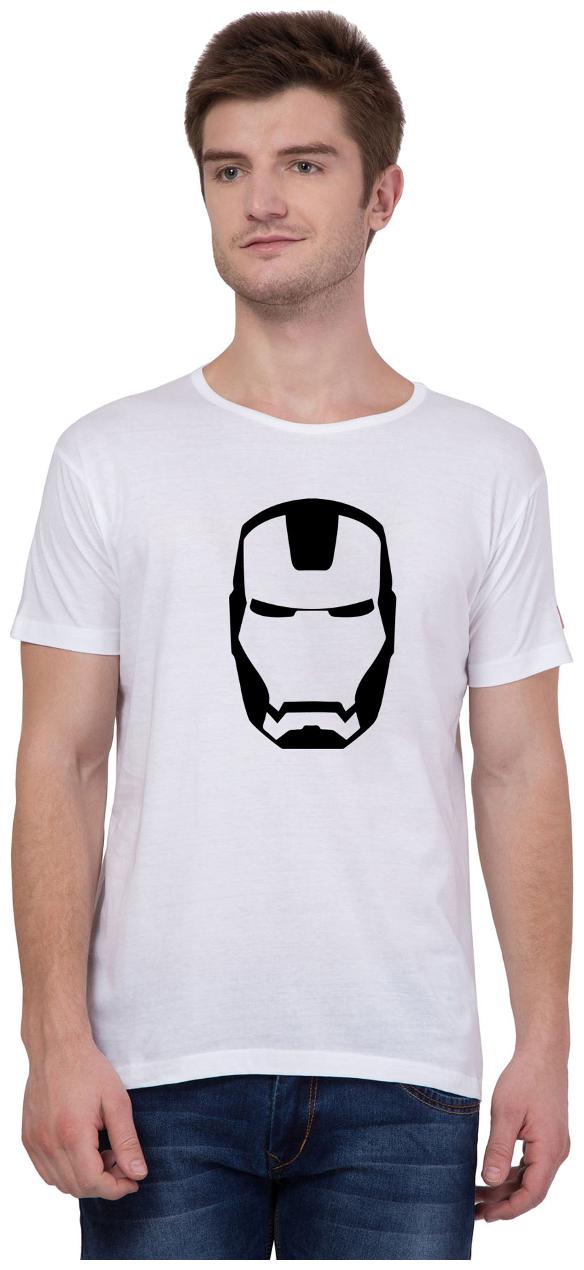 

American-Elm Men White Slim fit Cotton Round neck T-Shirt - Pack Of 1