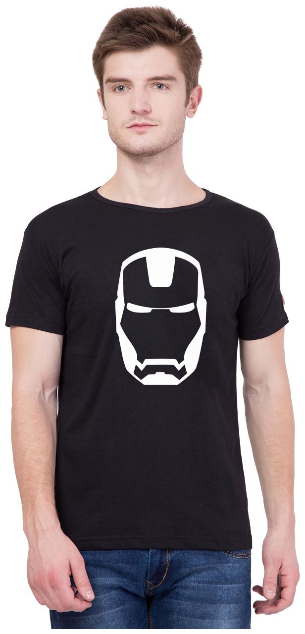 

American-Elm Men Black Slim fit Cotton Round neck T-Shirt - Pack Of 1