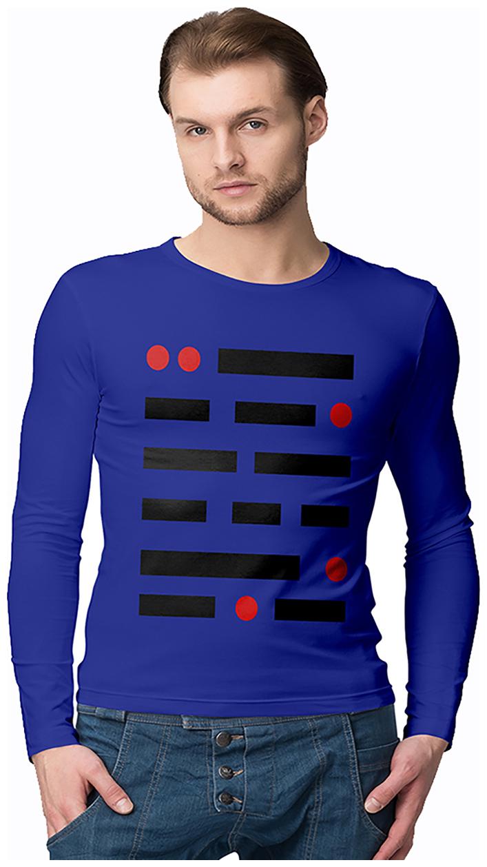 

American-Elm Men Blue Slim fit Cotton Round neck T-Shirt - Pack Of 1