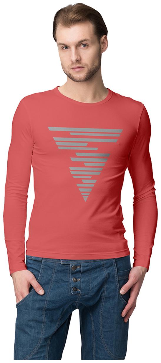 

American-Elm Men Orange Slim fit Cotton Round neck T-Shirt - Pack Of 1