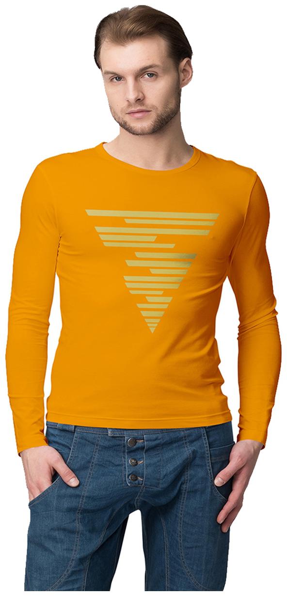 

American-Elm Men Yellow Slim fit Cotton Round neck T-Shirt - Pack Of 1