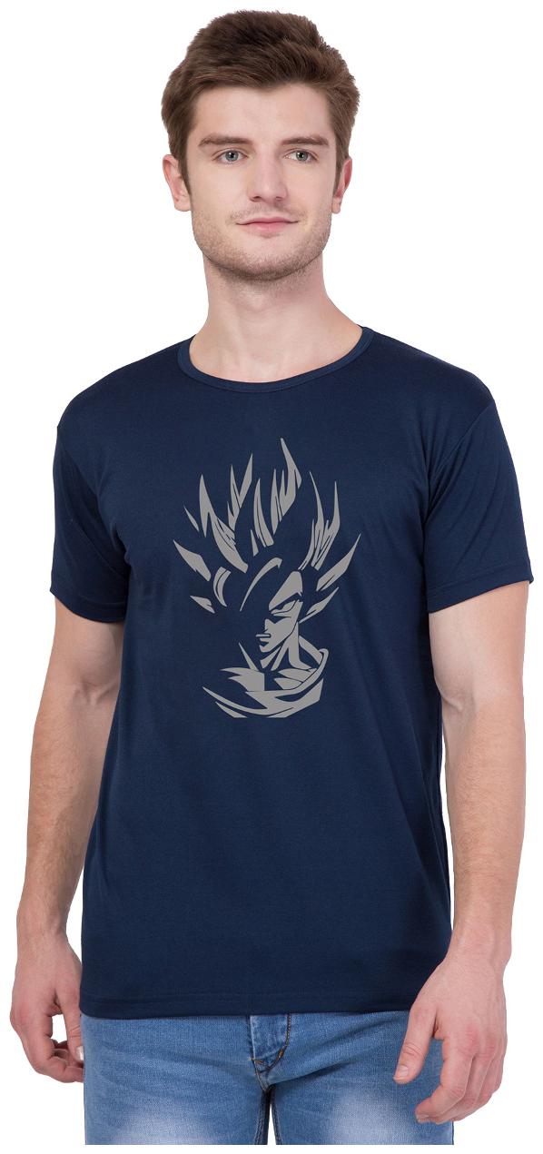 

American-Elm Men Navy blue Slim fit Cotton Round neck T-Shirt - Pack Of 1