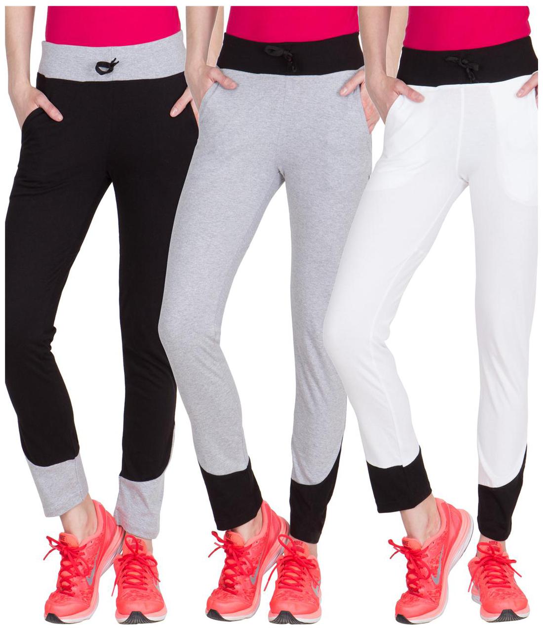 

American-Elm Women Regular fit Fleece Solid Track pants - Multi
