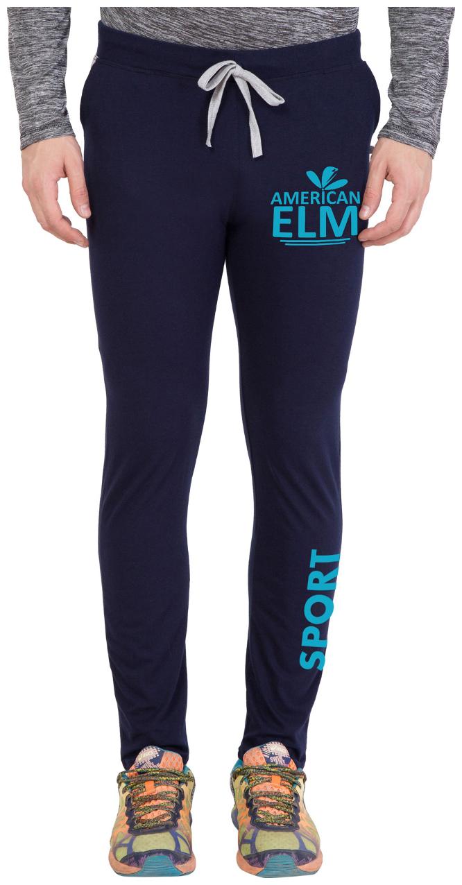 

American-Elm Men s Blue Melange Stylish Printed Lower