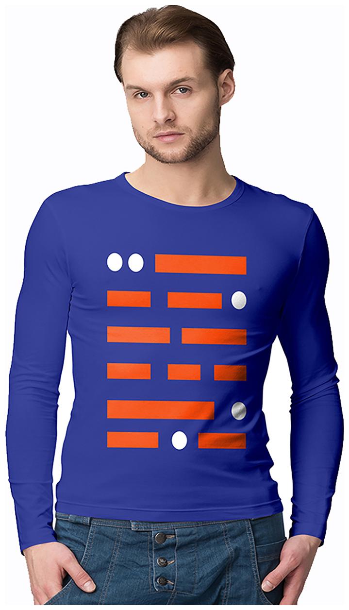

American-Elm Men Blue Slim fit Cotton Round neck T-Shirt - Pack Of 1