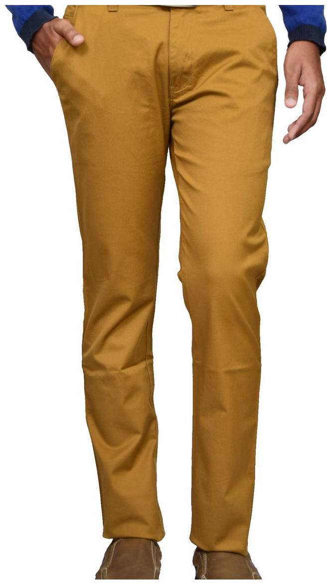 

American Noti Men Brown Printed Slim fit Chinos
