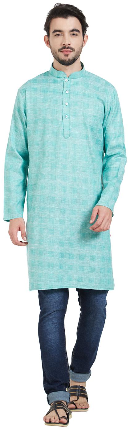 

Amora Men Blue Regular Fit Kurta