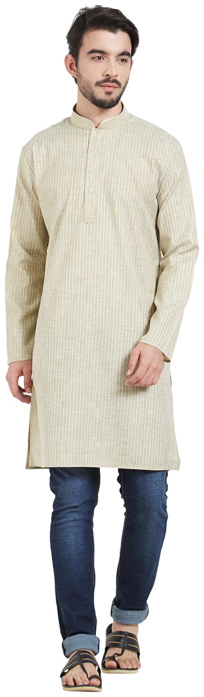 

Amora Men Green Regular Fit Kurta