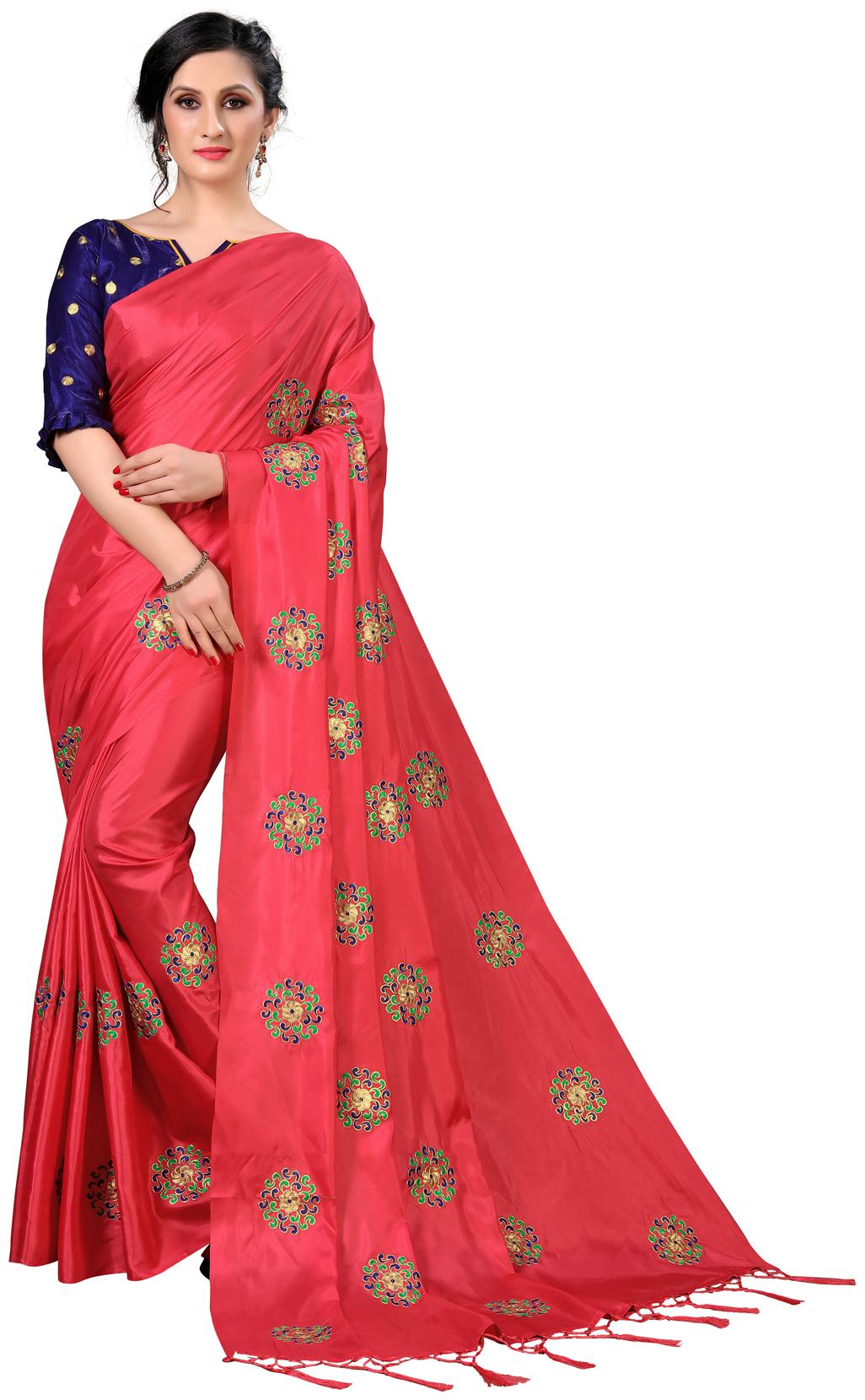 

Amrutam Fab Silk Universal Saree Pink