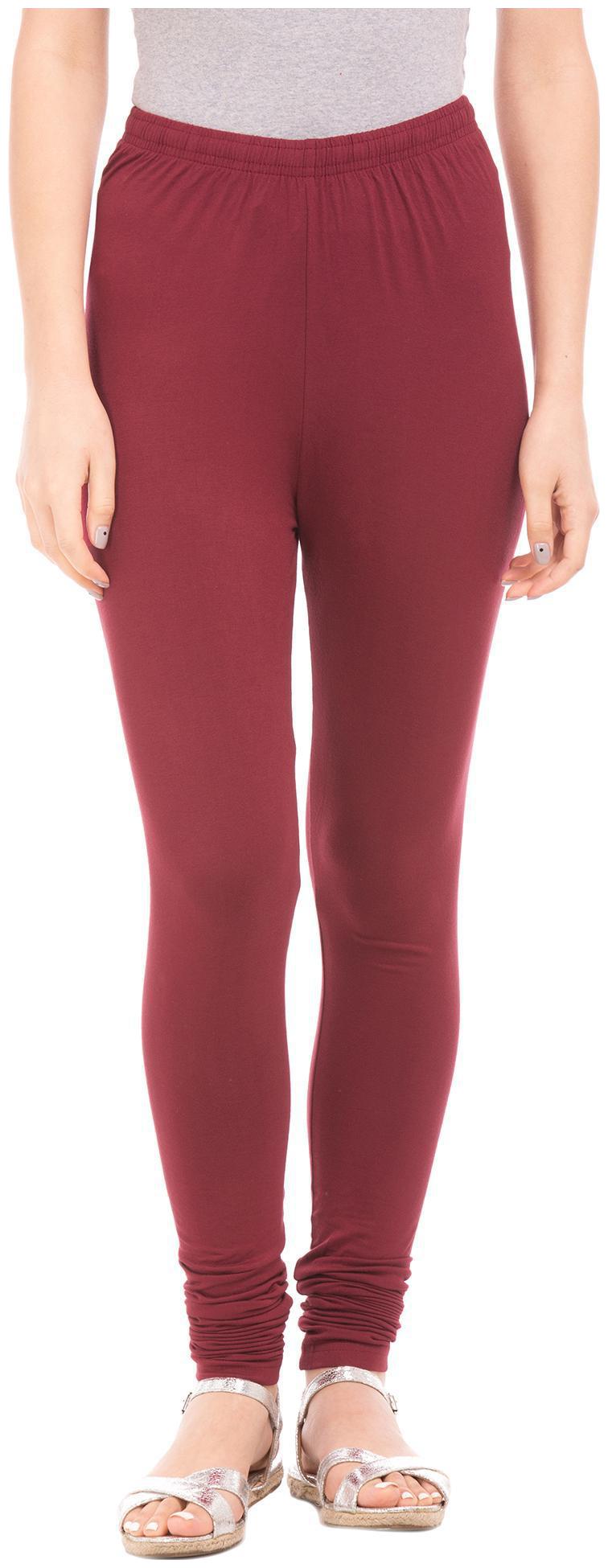 

Anahi Blended Churidar - Red