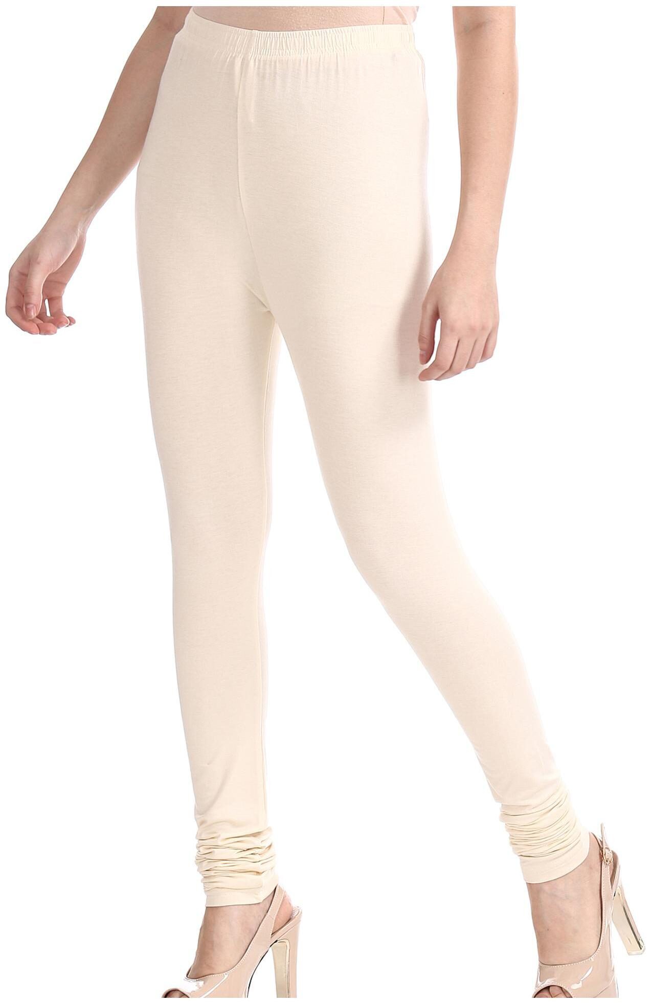 

Anahi Blended Churidar - White
