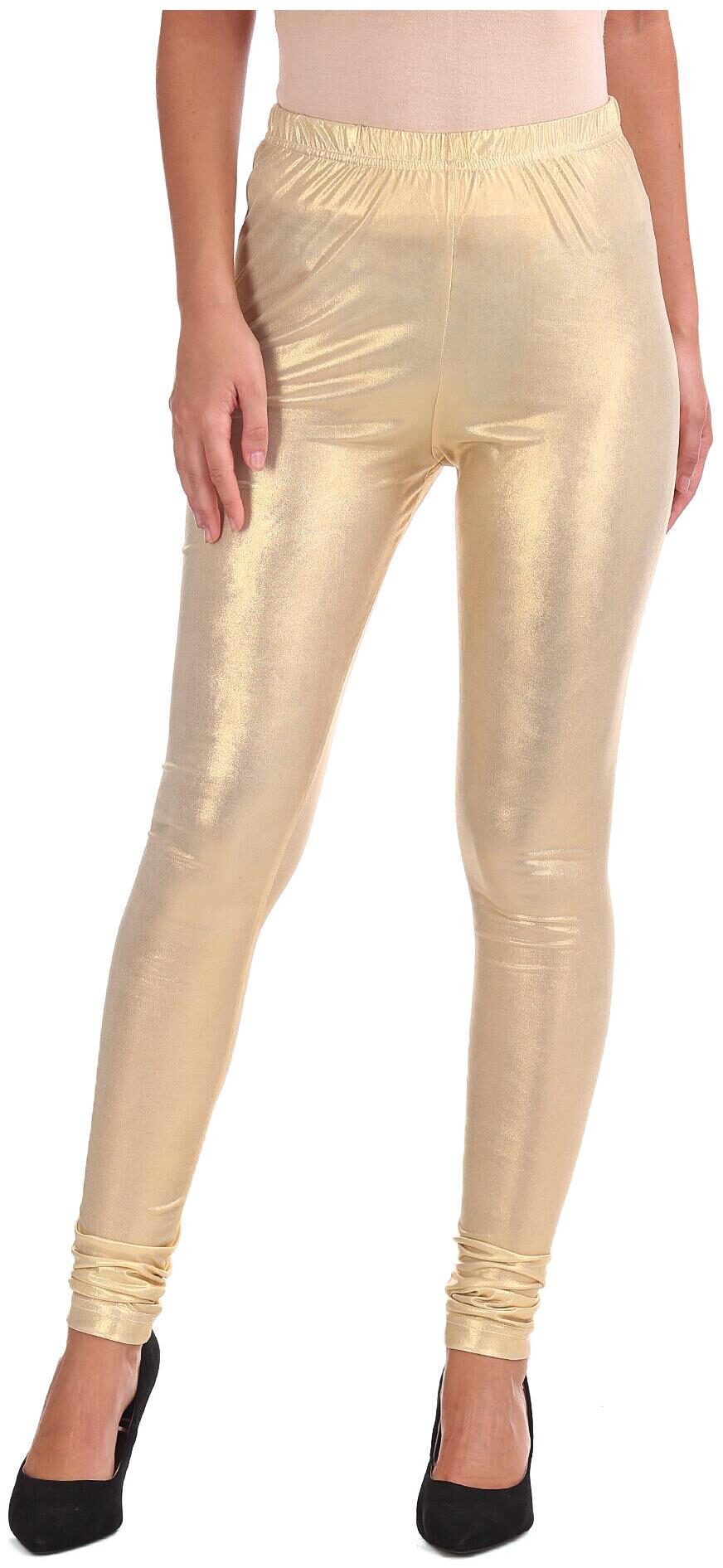

Anahi Cotton Churidar - Gold