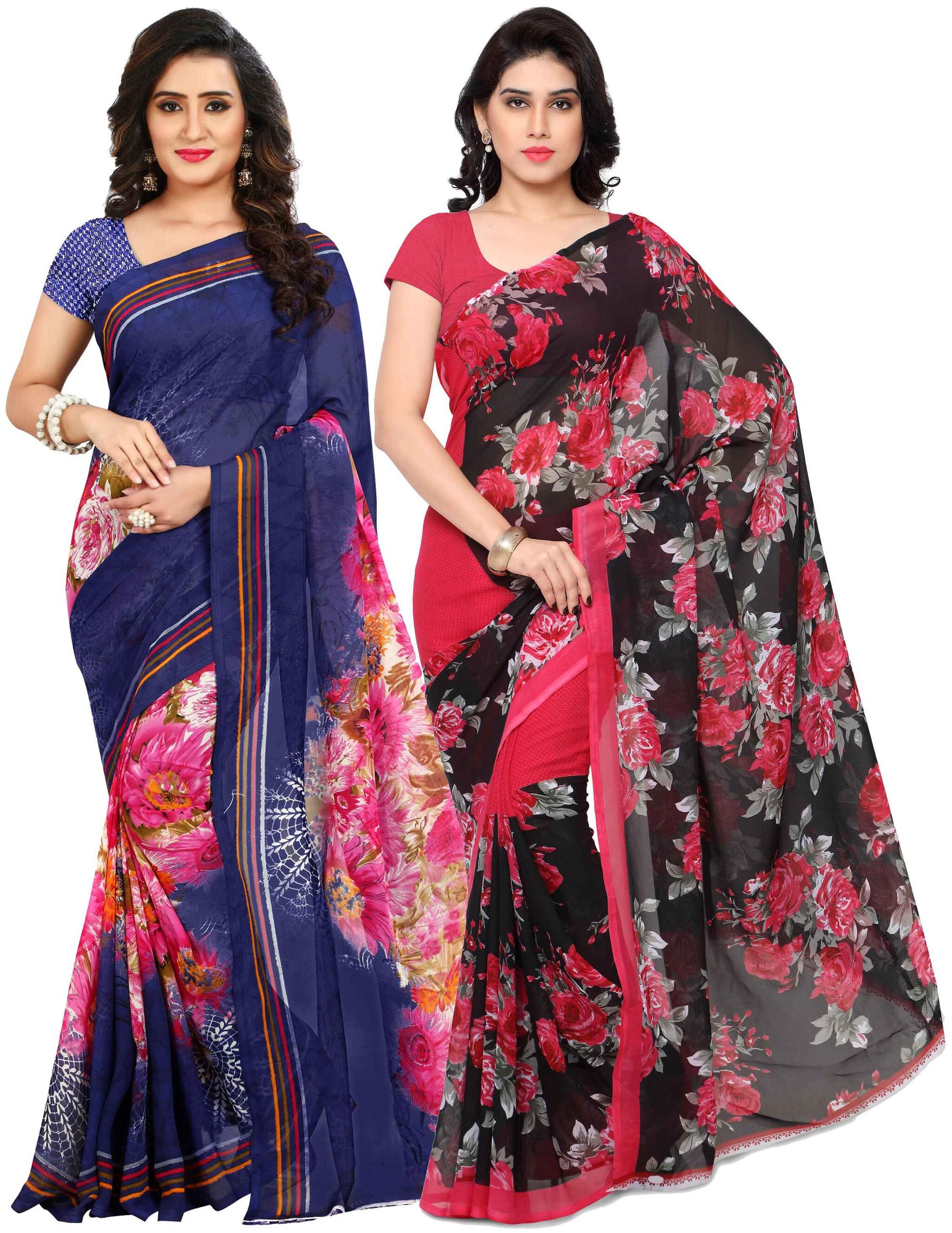 

Anand Sarees Georgette Work Printed Saree Multi