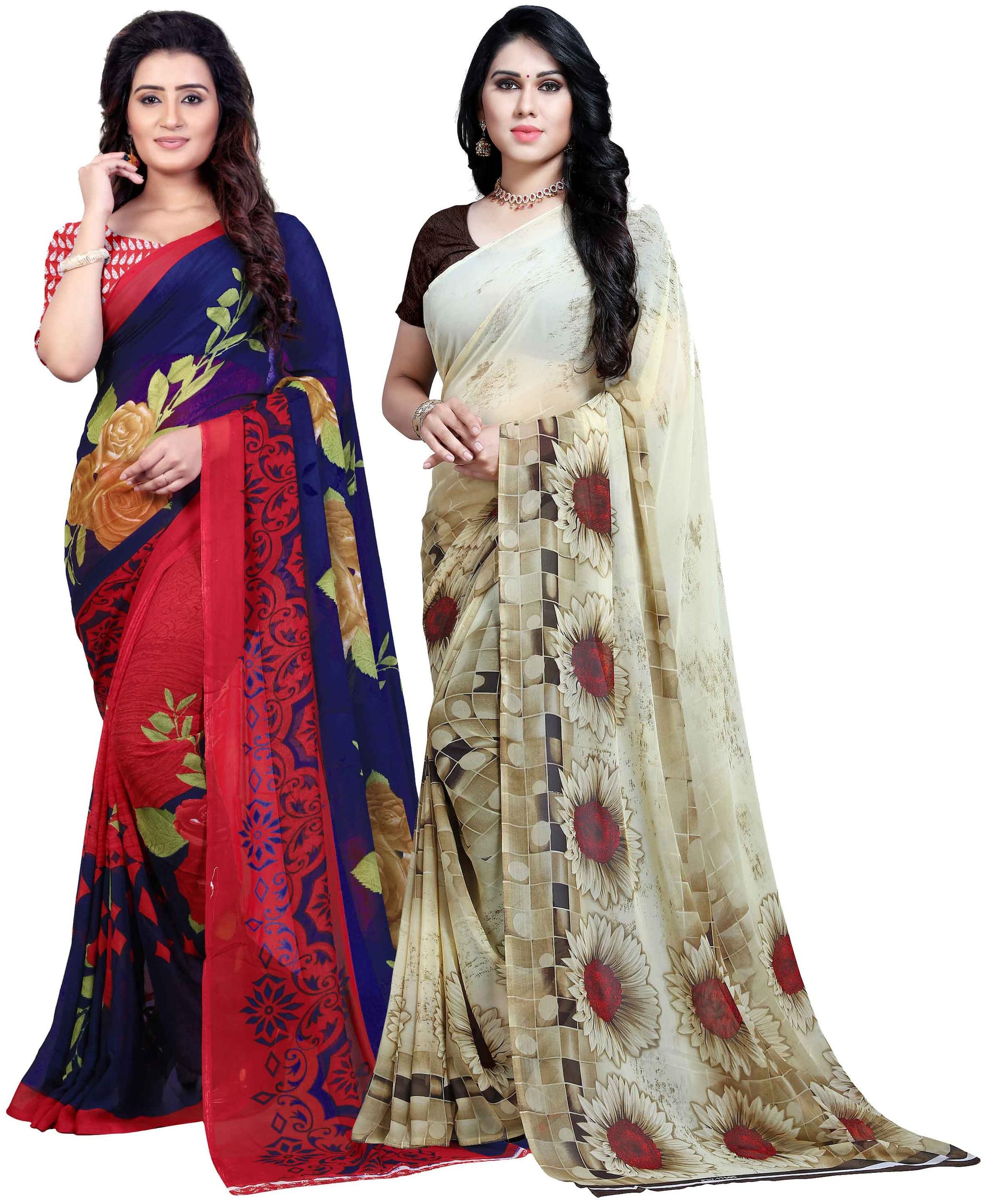 

Anand Sarees Georgette Work Printed Saree Multi