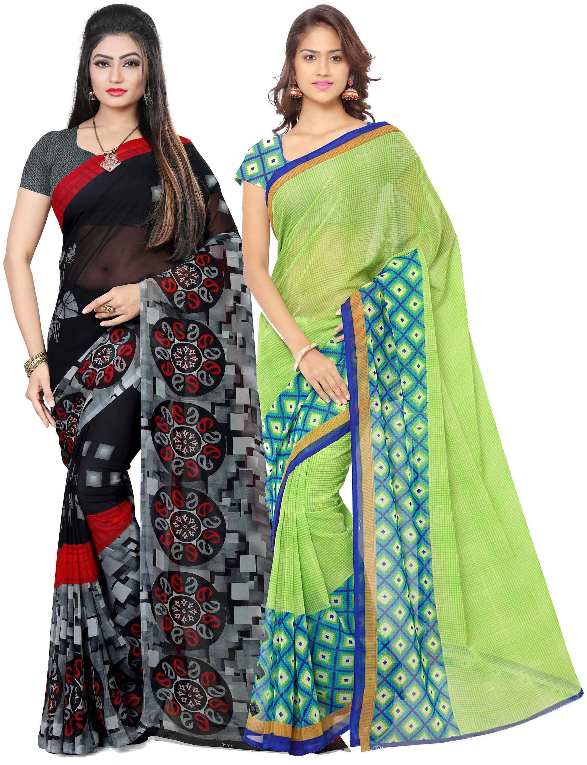 

Anand Sarees Georgette Work Printed Saree Multi