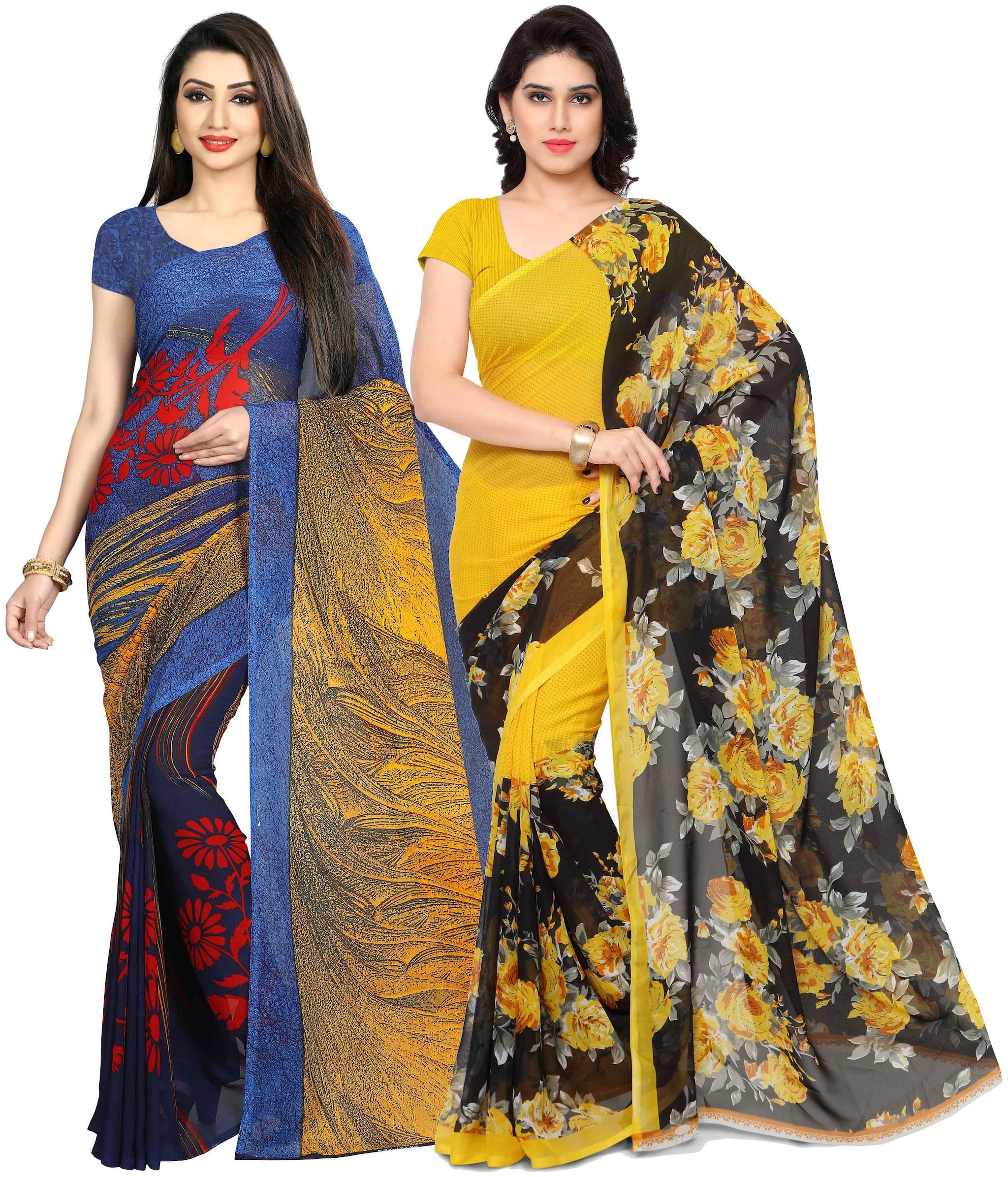 

Anand Sarees Georgette Work Printed Saree Multi
