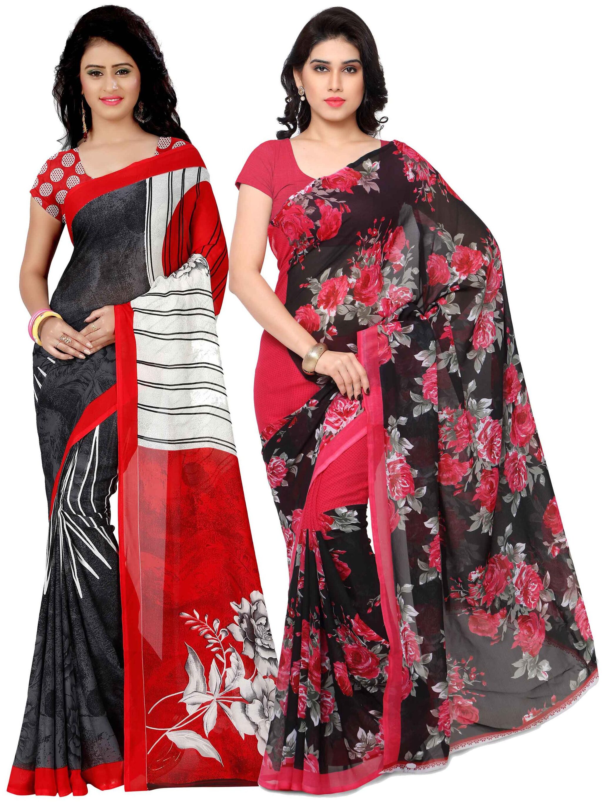 

Anand Sarees Georgette Work Printed Saree Multi