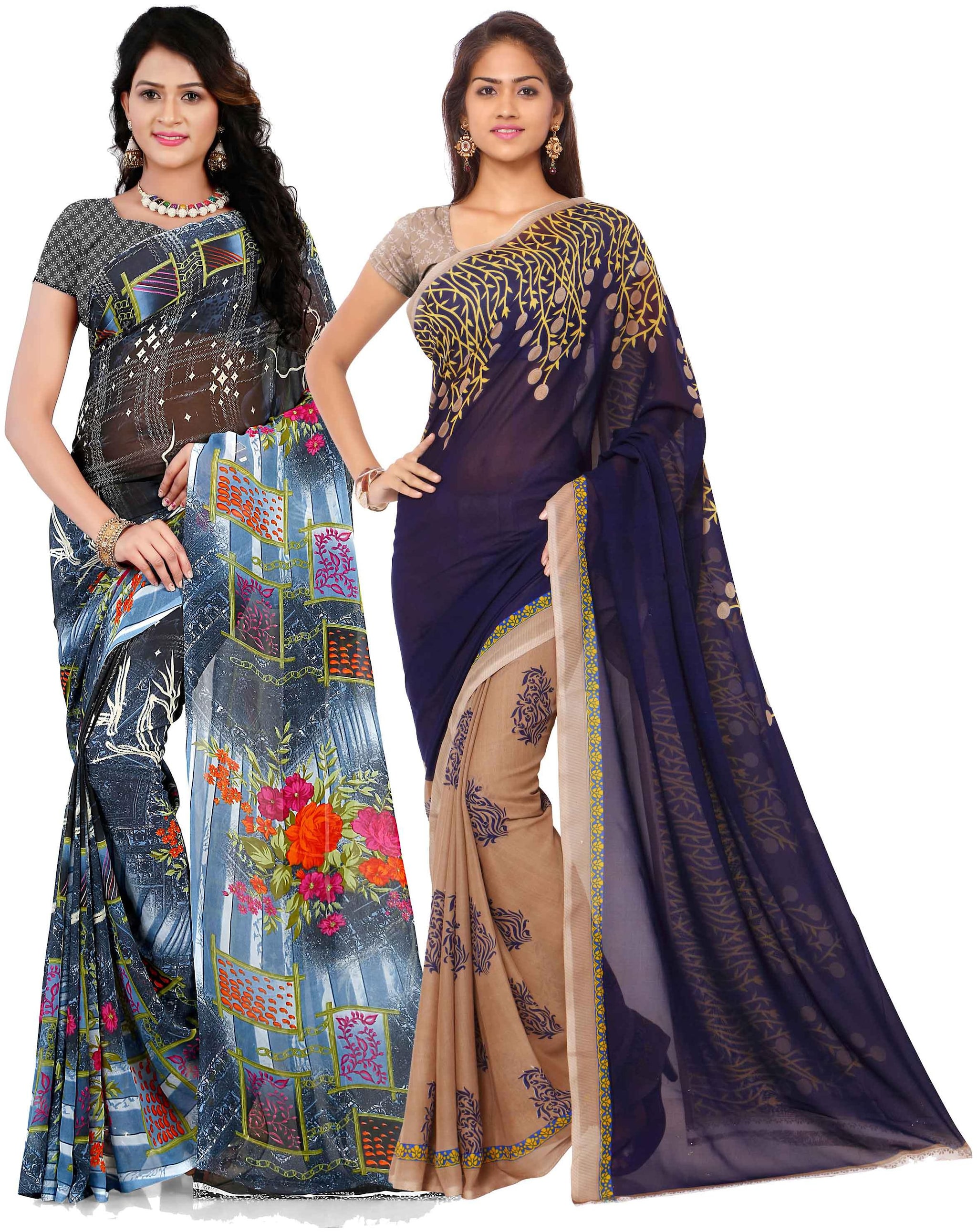 

Anand Sarees Georgette Work Printed Saree Multi