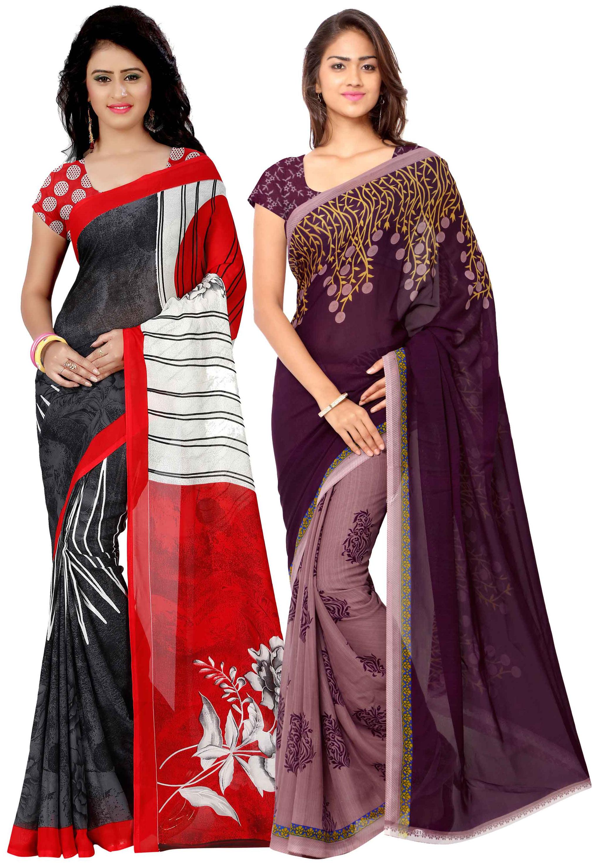 

Anand Sarees Georgette Work Printed Saree Multi