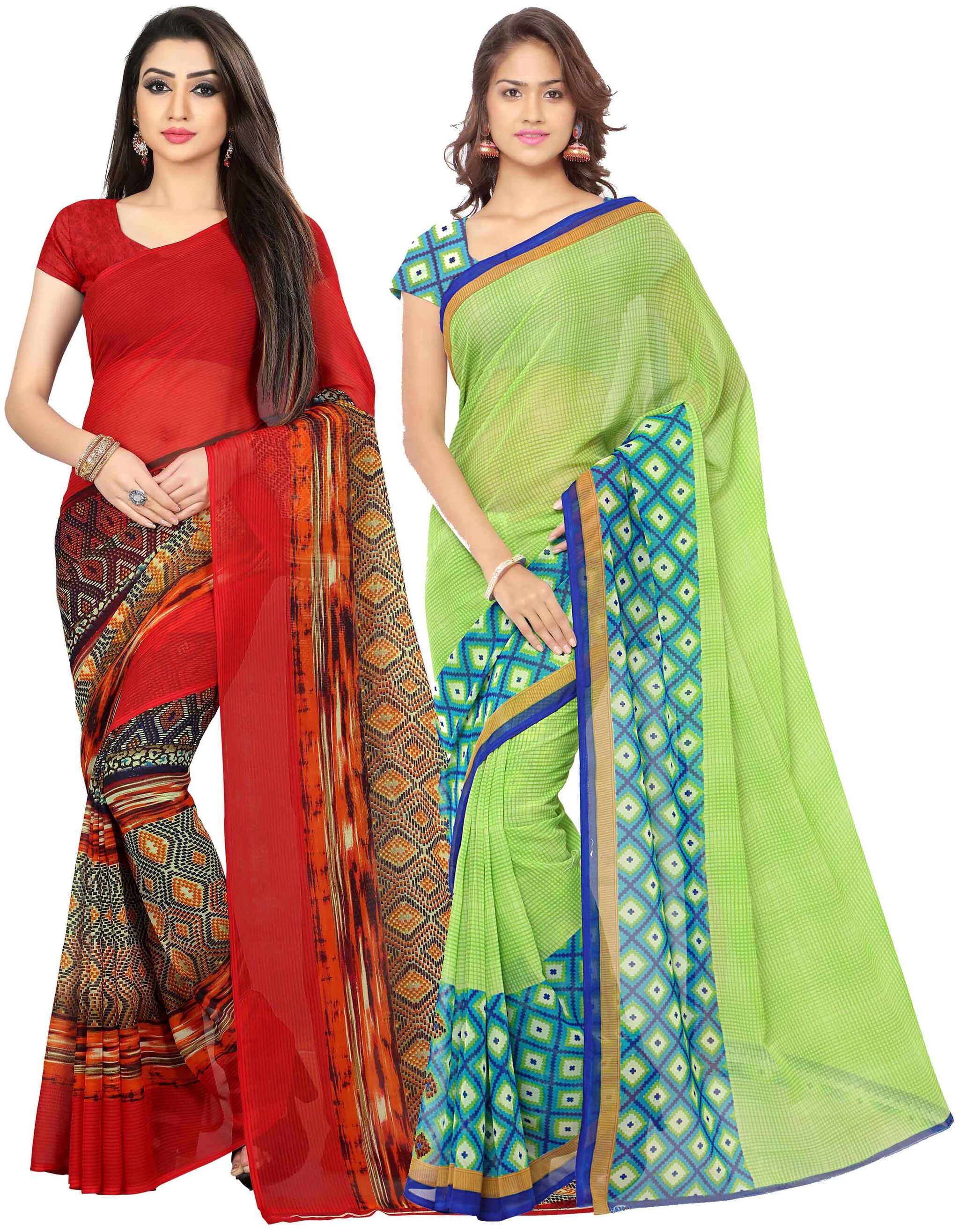 

Anand Sarees Georgette Work Printed Saree Multi
