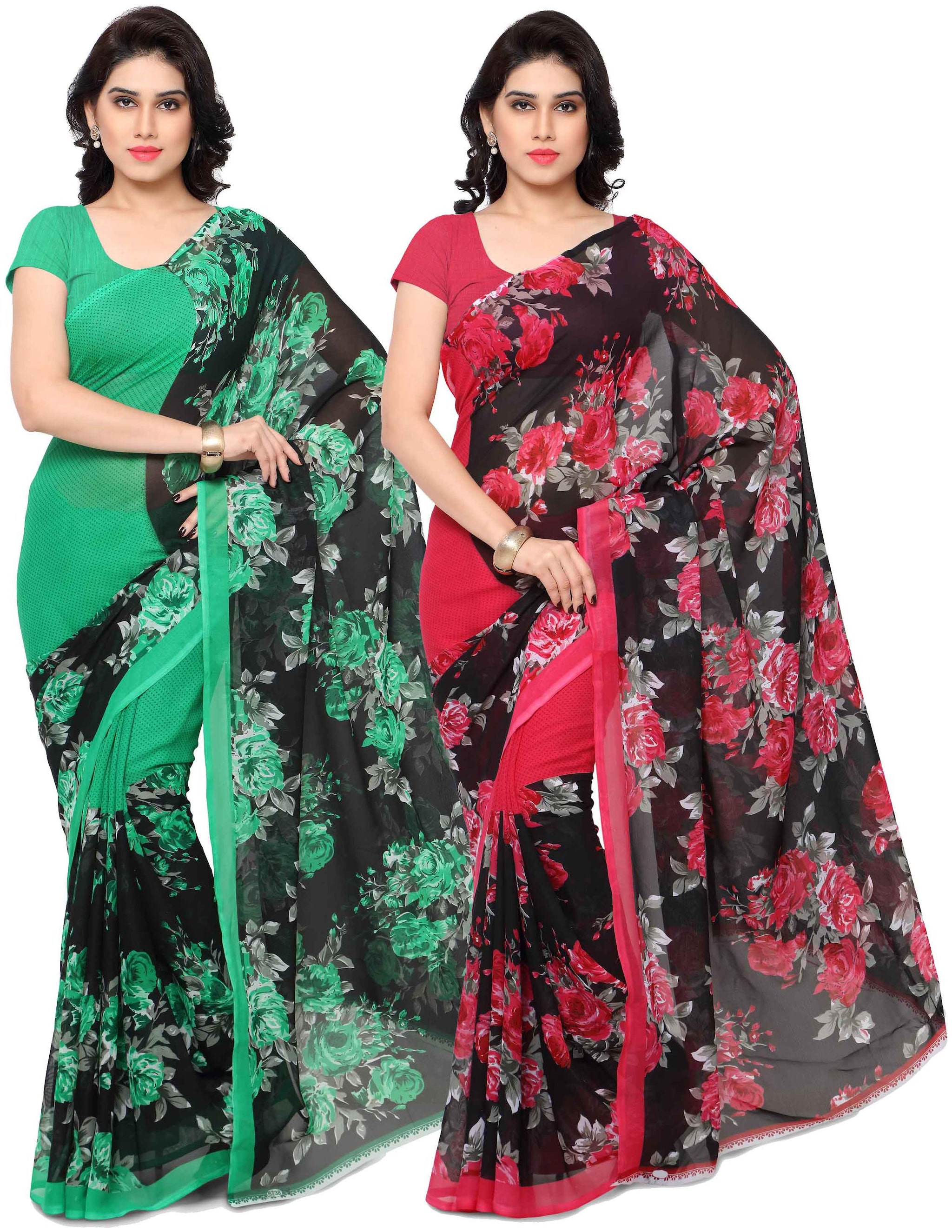 

Anand Sarees Georgette Work Printed Saree Multi