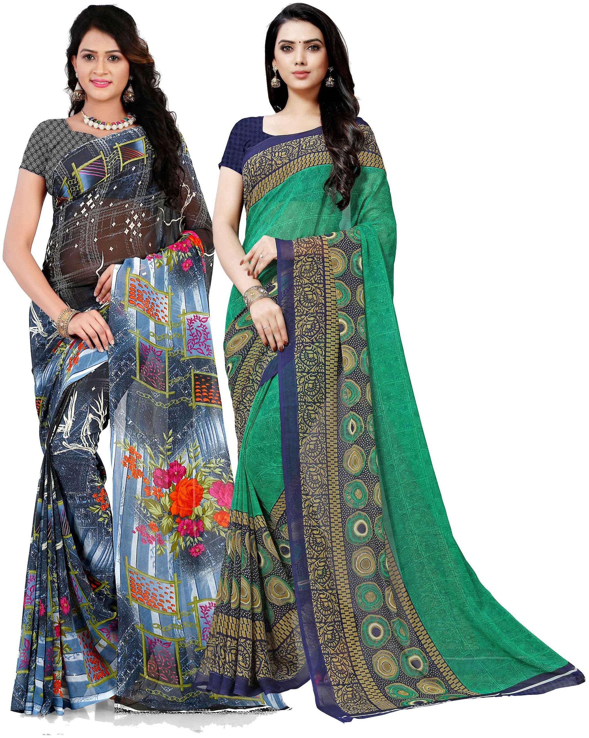 

Anand Sarees Georgette Work Printed Saree Multi