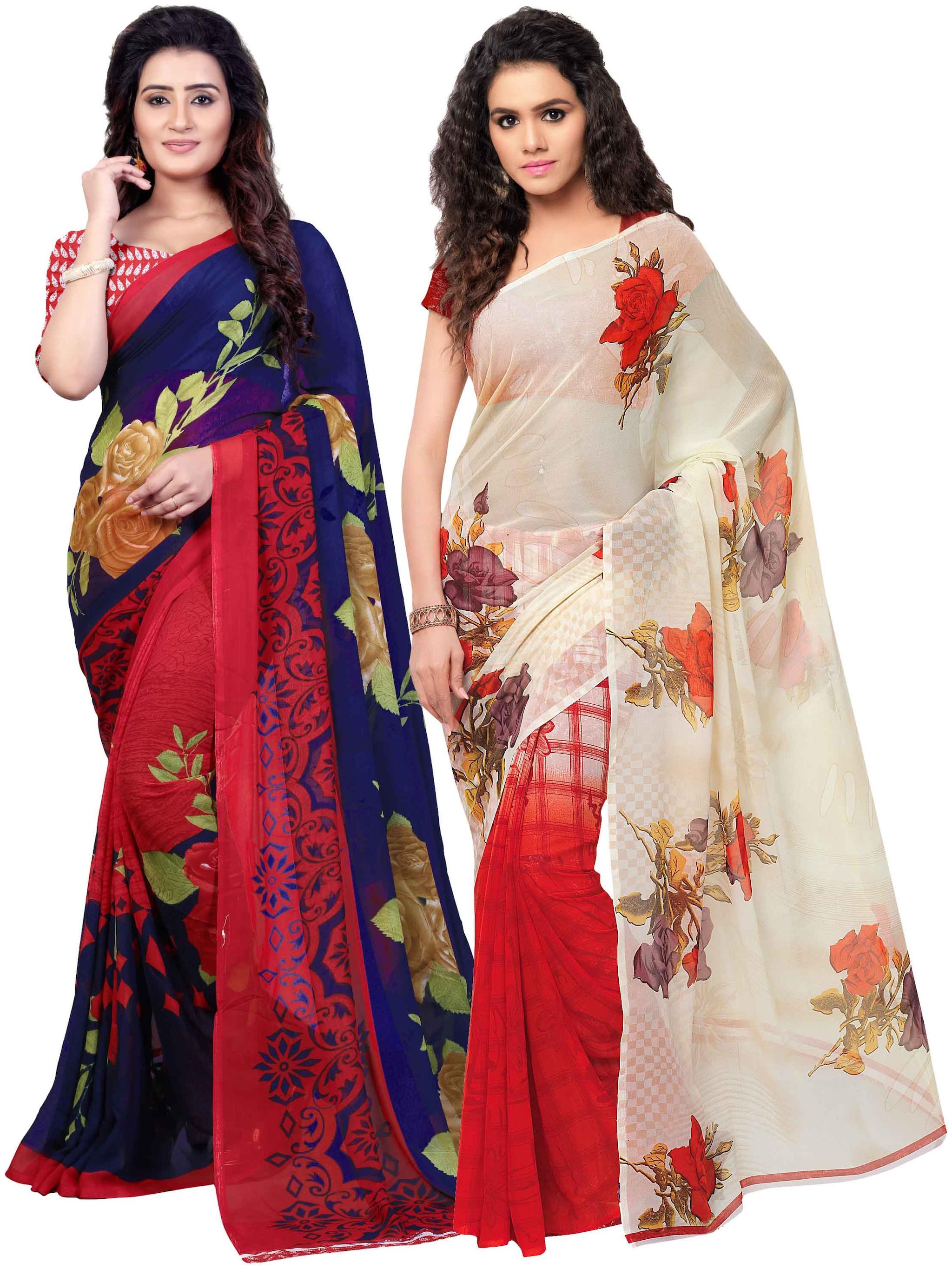 

Anand Sarees Georgette Work Printed Saree Multi