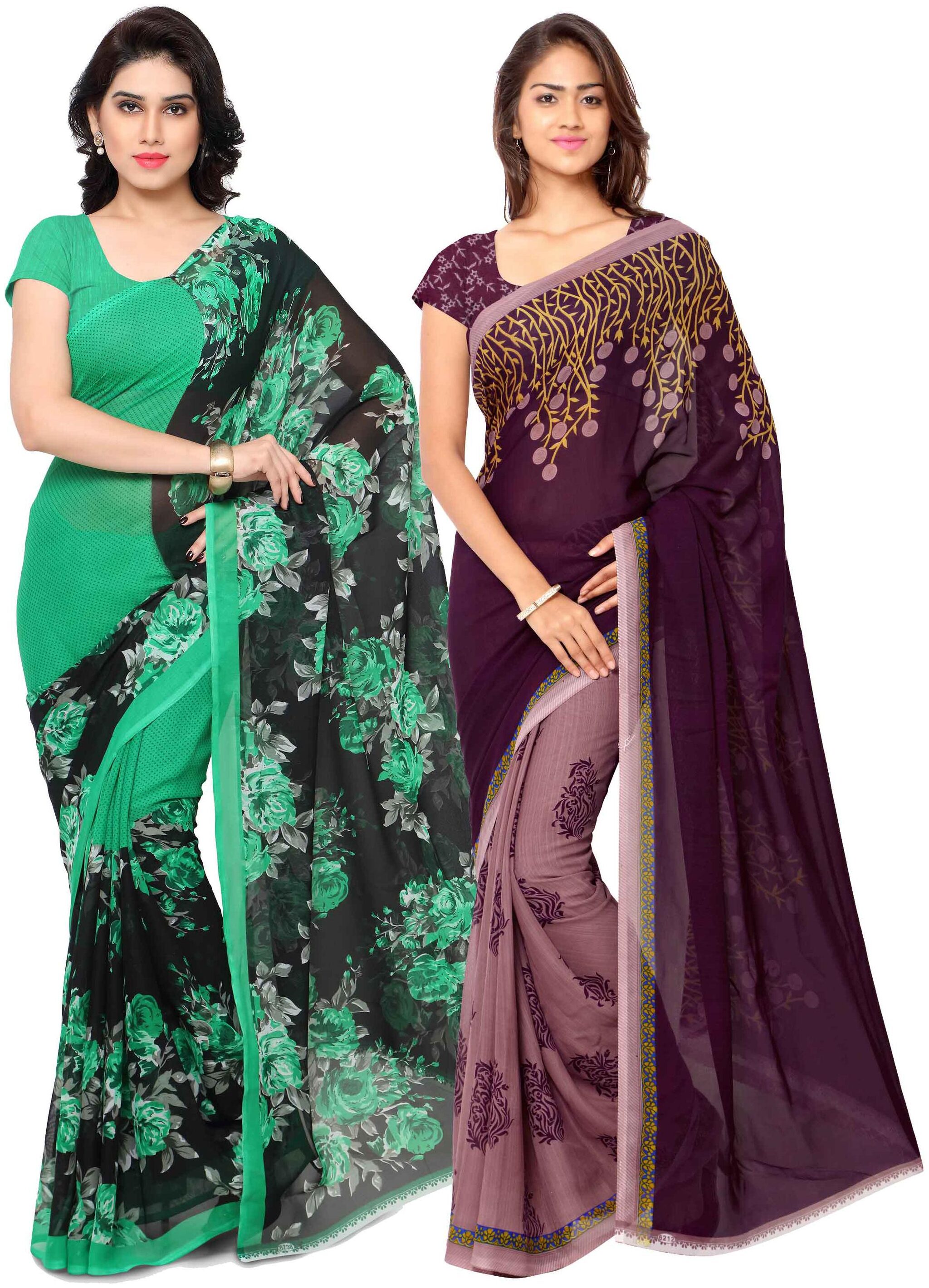 

Anand Sarees Georgette Work Printed Saree Multi