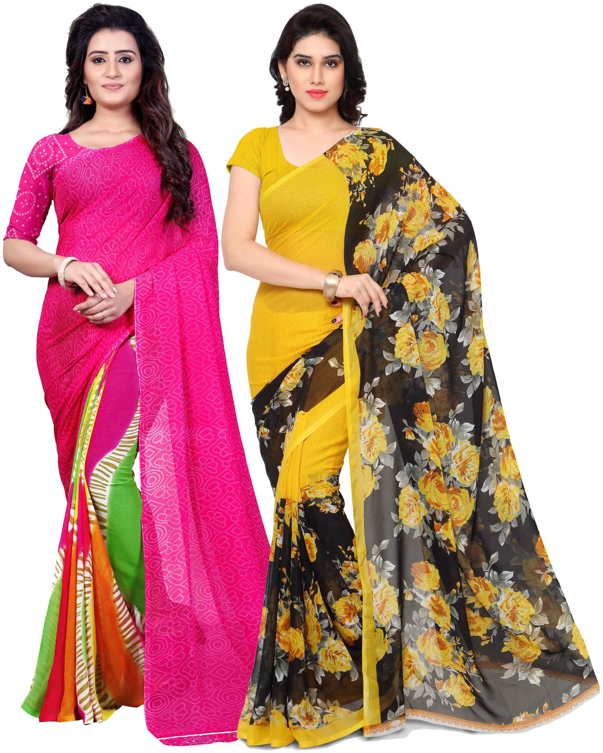 

Anand Sarees Georgette Work Printed Saree Multi
