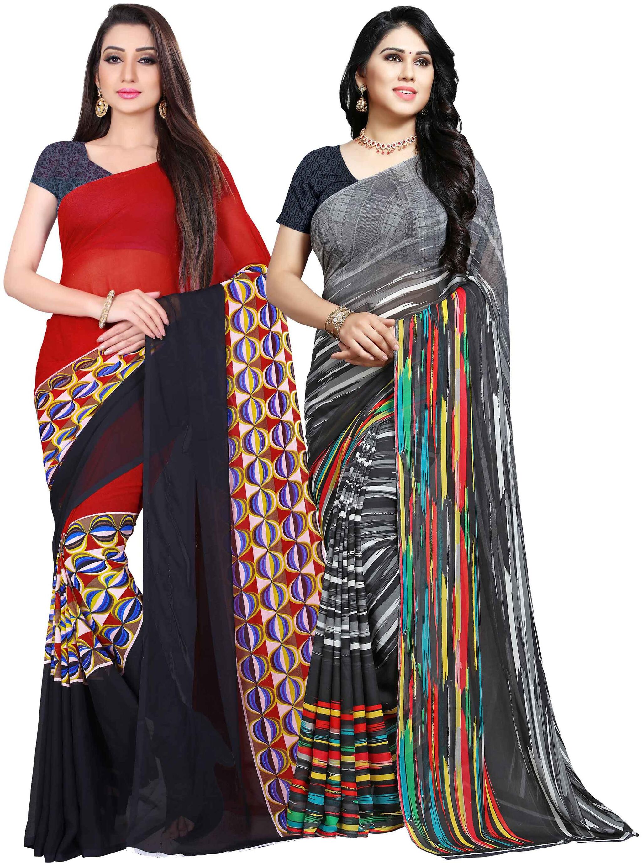 

Anand Sarees Georgette Printed Saree Multi