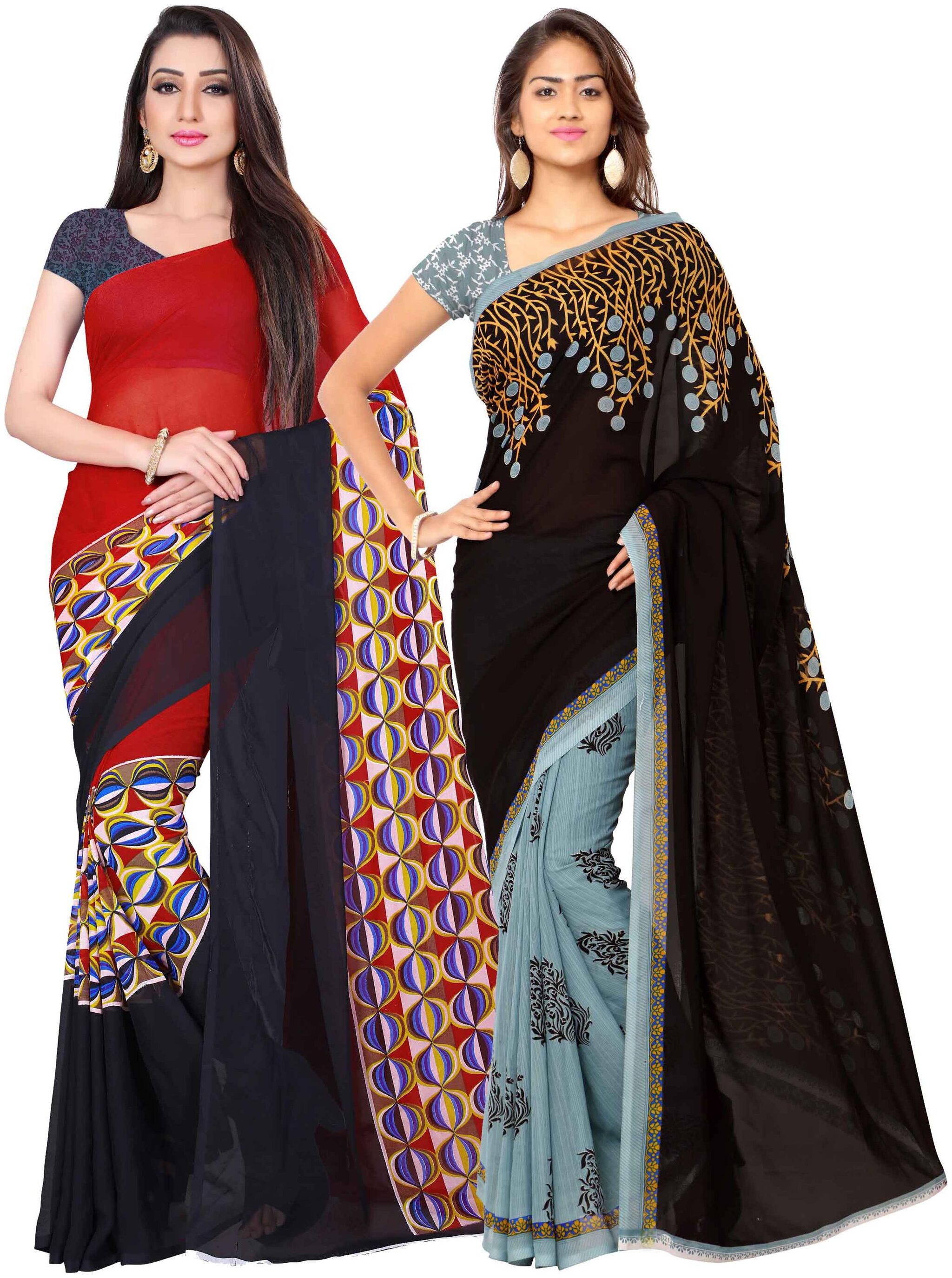 

Anand Sarees Georgette Work Printed Saree Multi