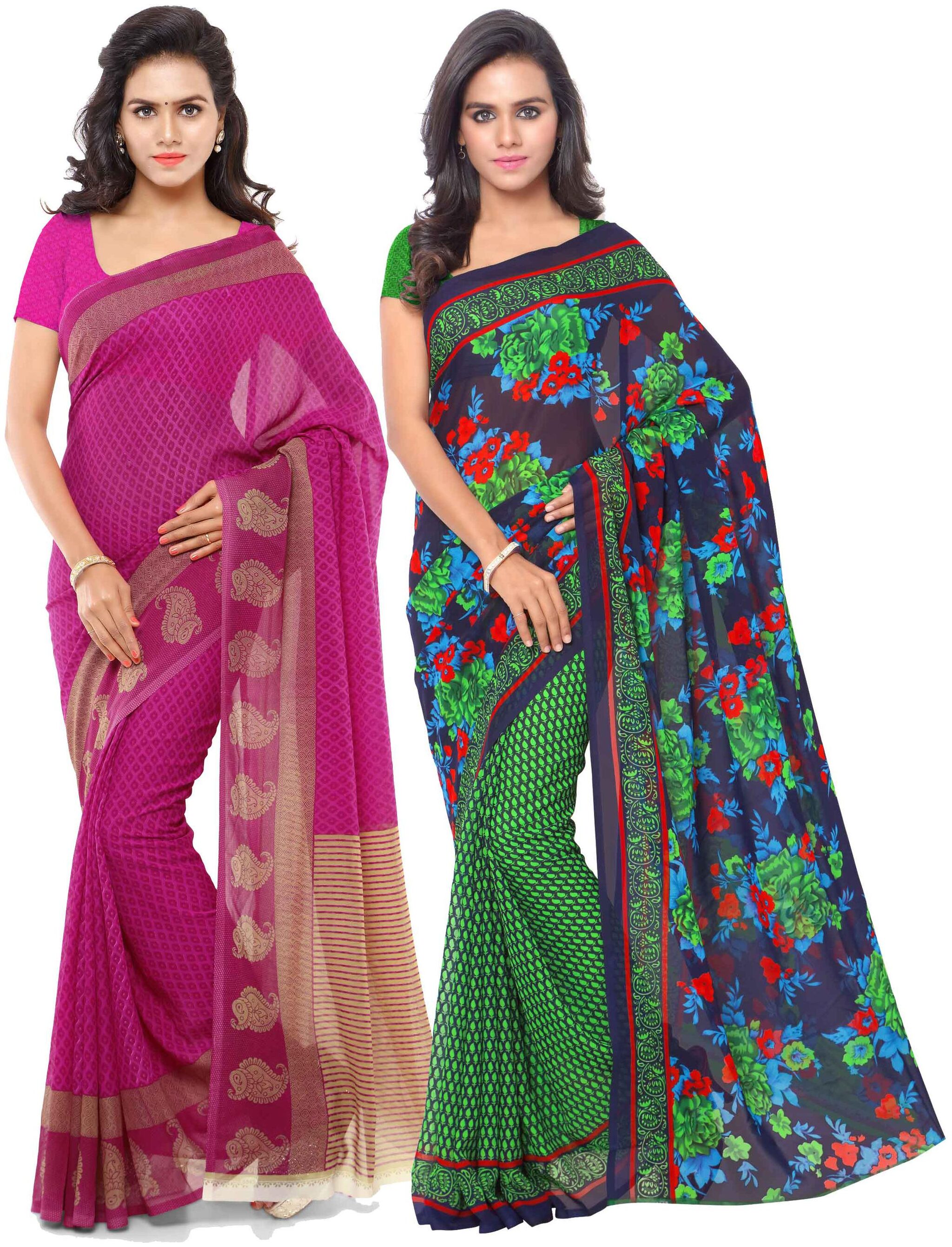 

Anand Sarees Georgette Work Printed Saree Multi