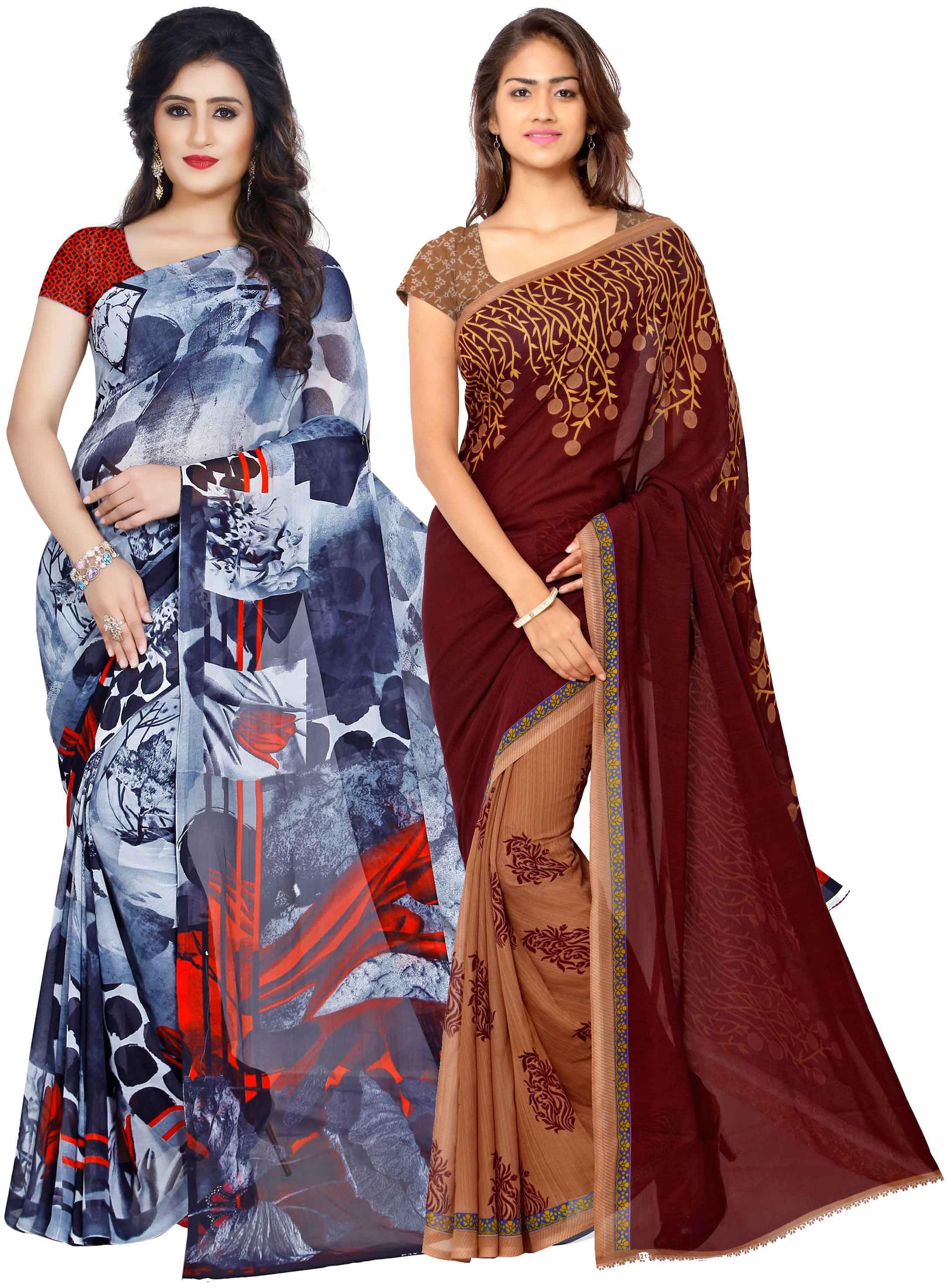

Anand Sarees Georgette Work Printed Saree Multi