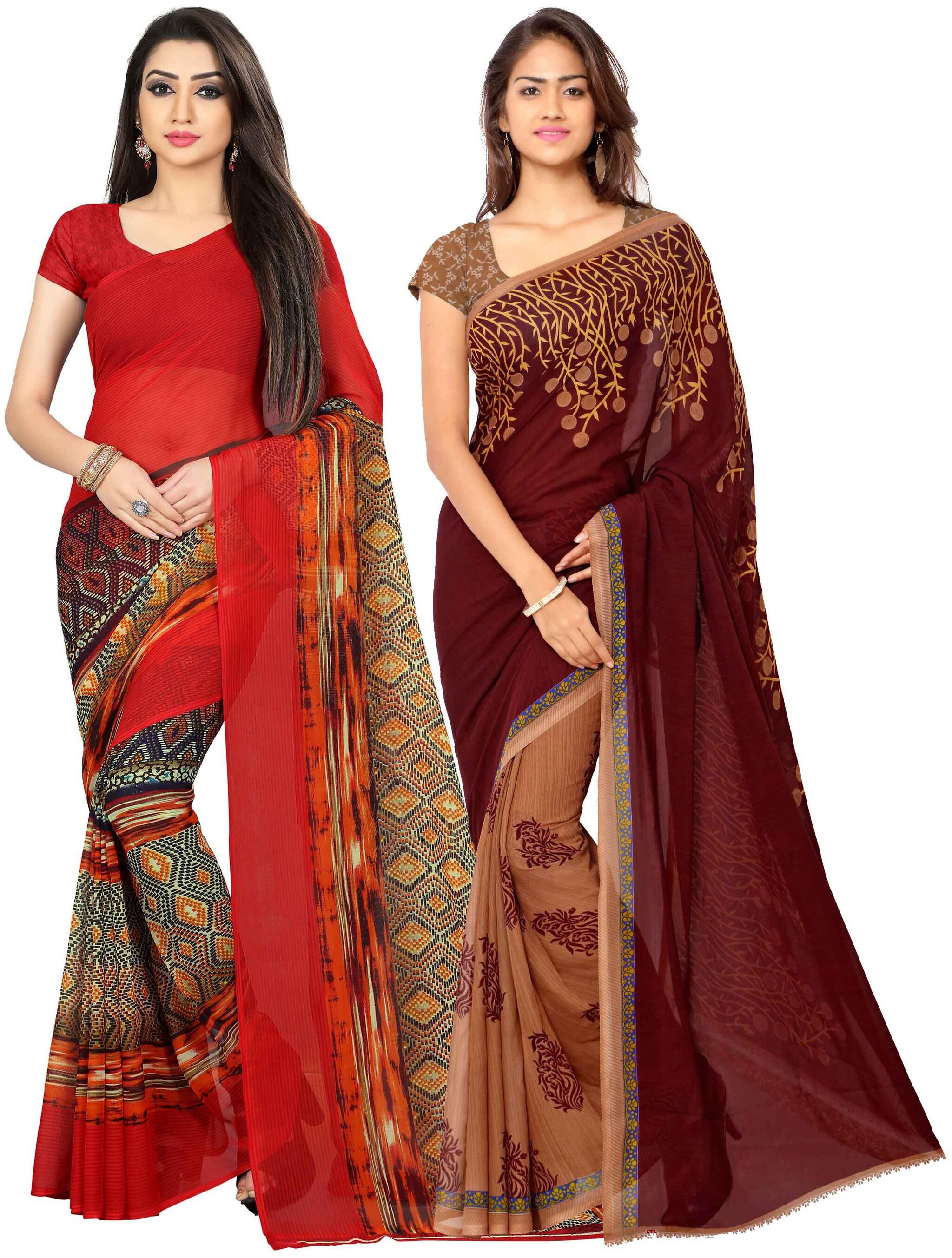 

Anand Sarees Georgette Work Printed Saree Multi