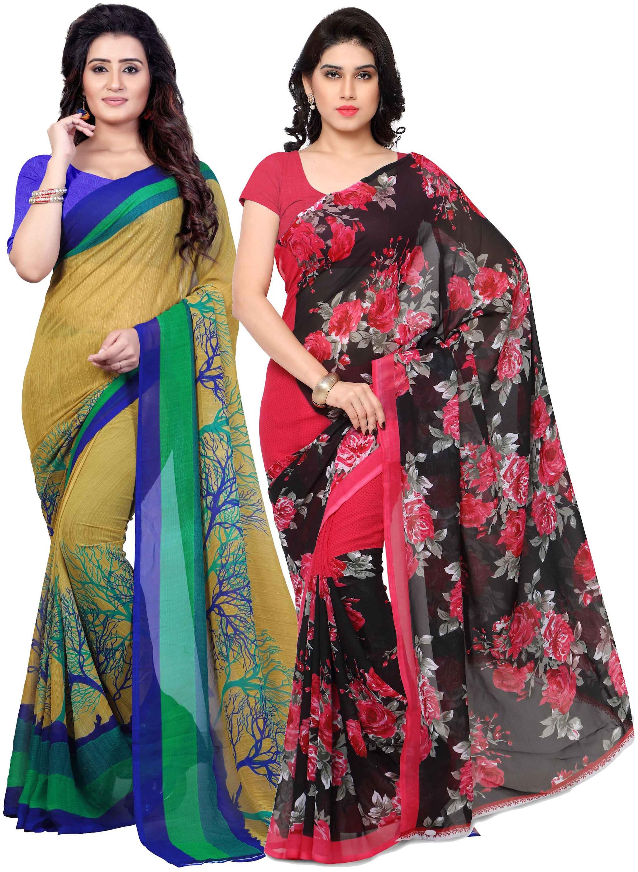 

Anand Sarees Georgette Work Printed Saree Multi