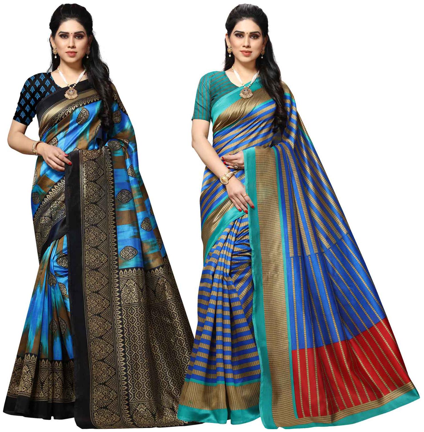 

Anand Sarees Silk Printed Multi Color Regular Saree