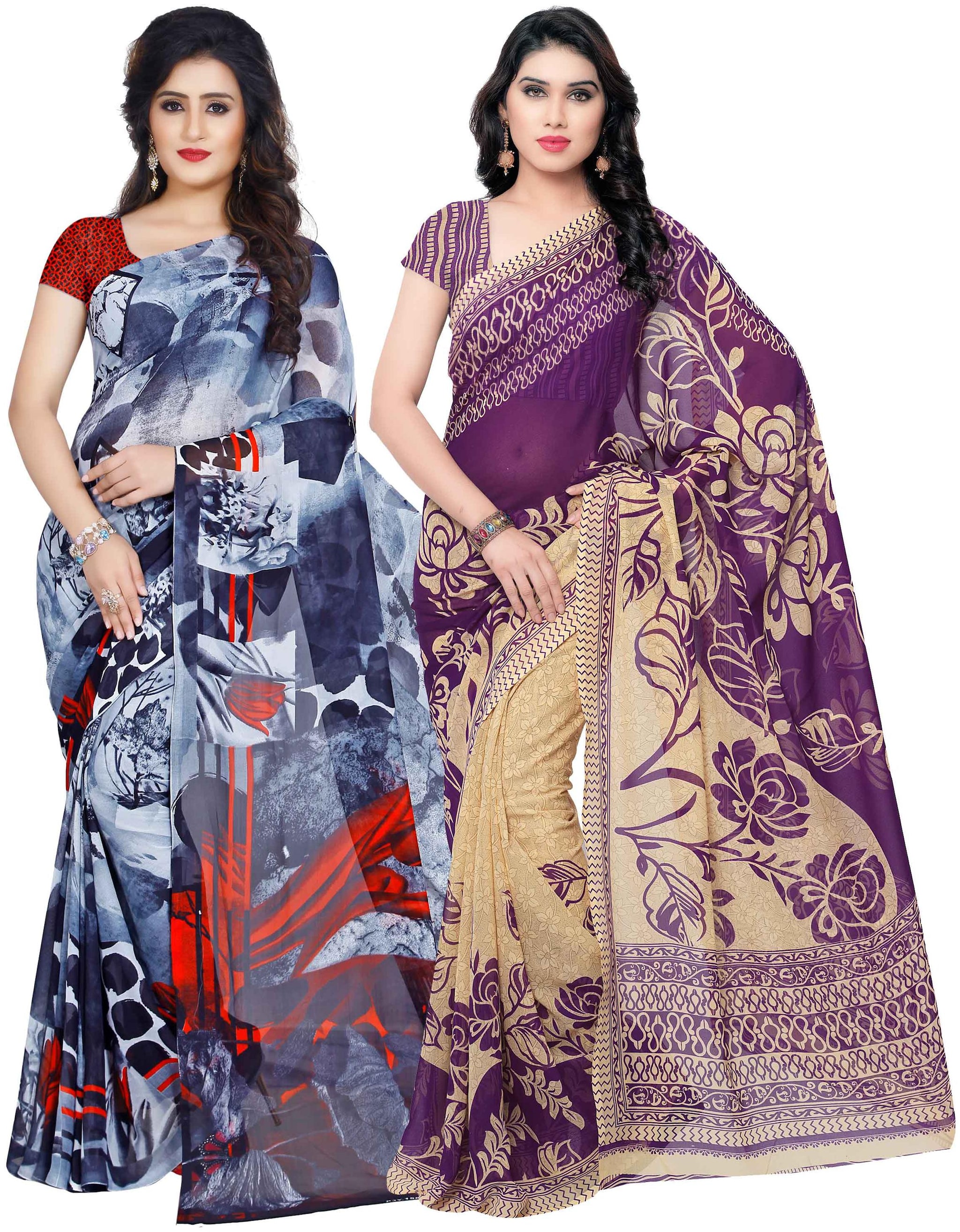 

Anand Sarees Georgette Work Printed Saree Multi