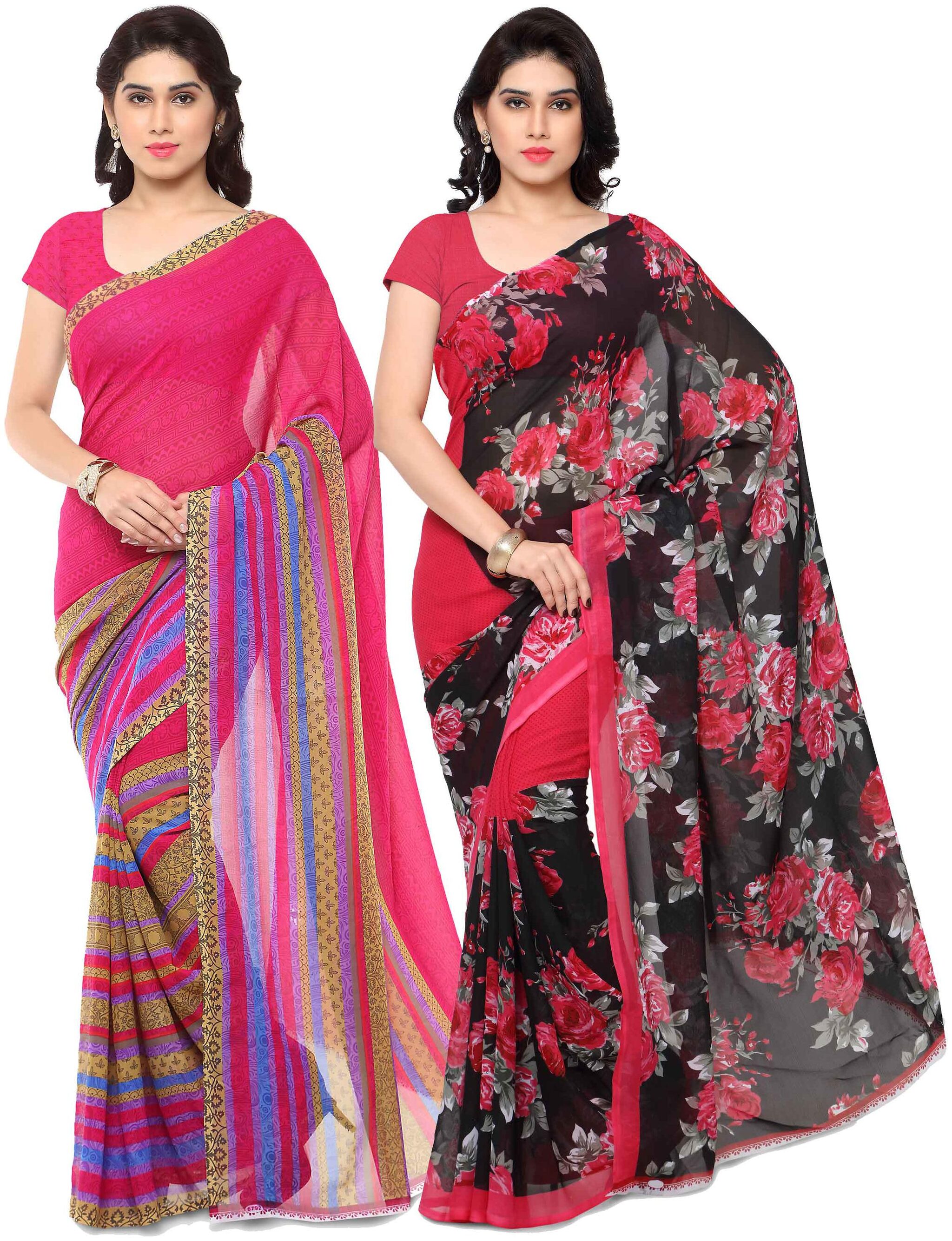

Anand Sarees Georgette Work Printed Saree Multi