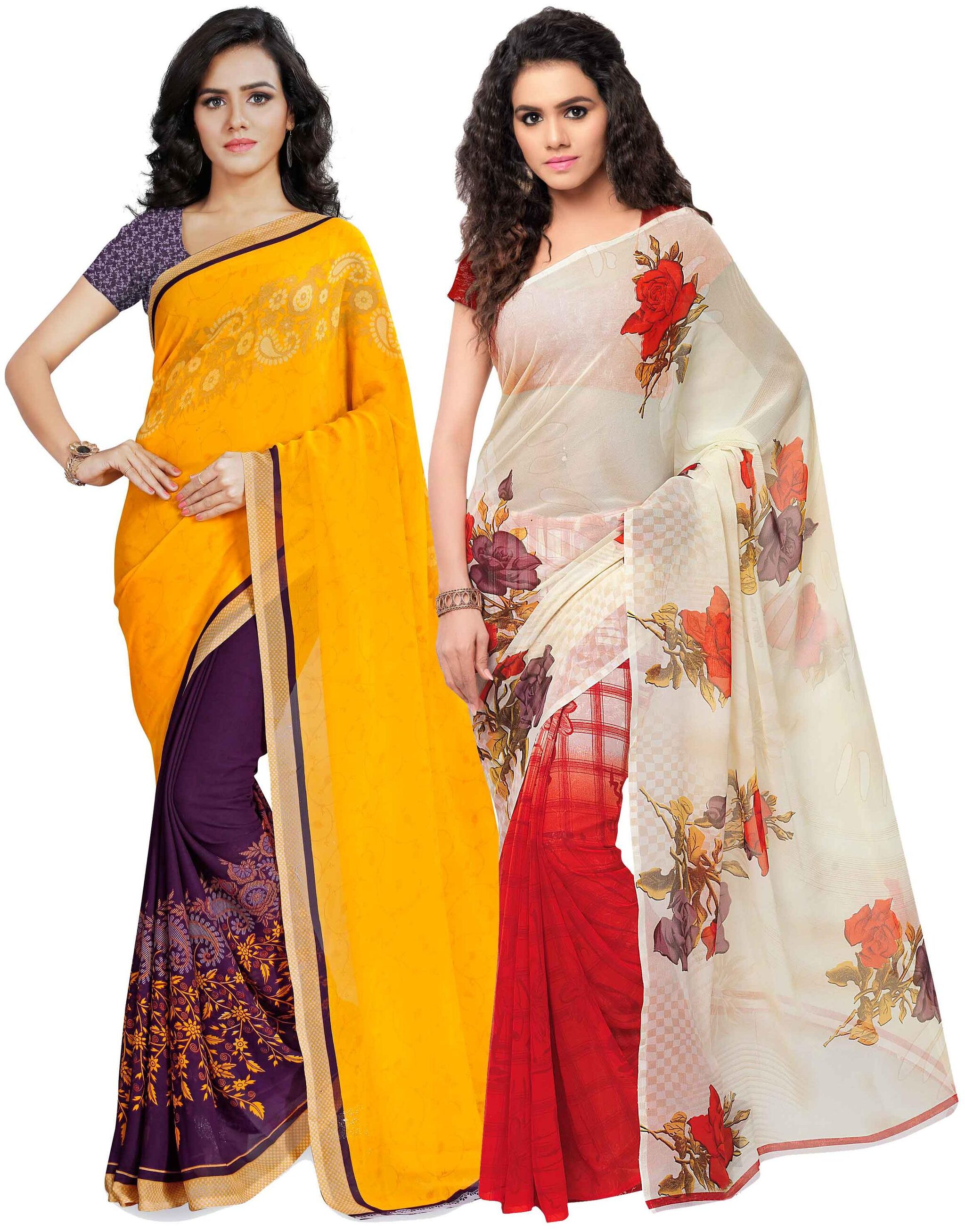 

Anand Sarees Georgette Work Printed Saree Multi