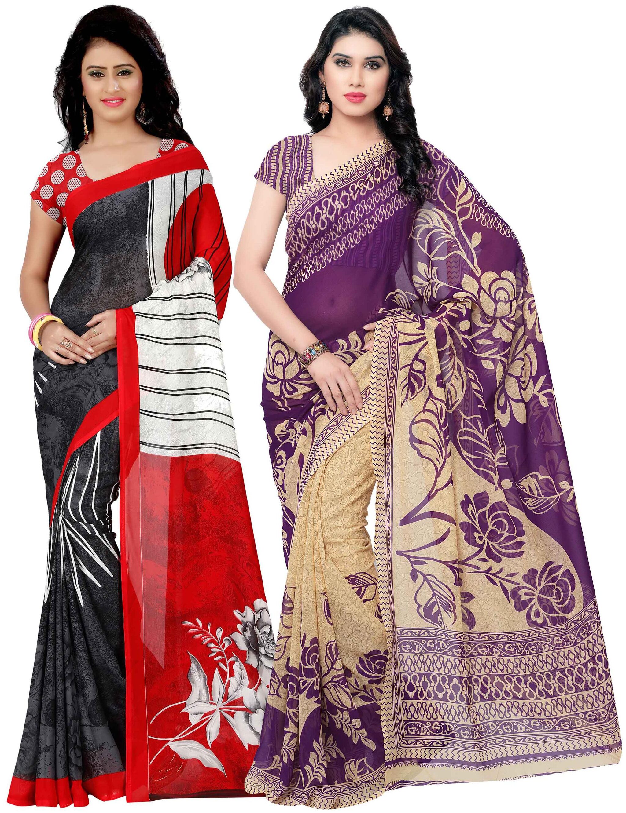 

Anand Sarees Georgette Work Printed Saree Multi
