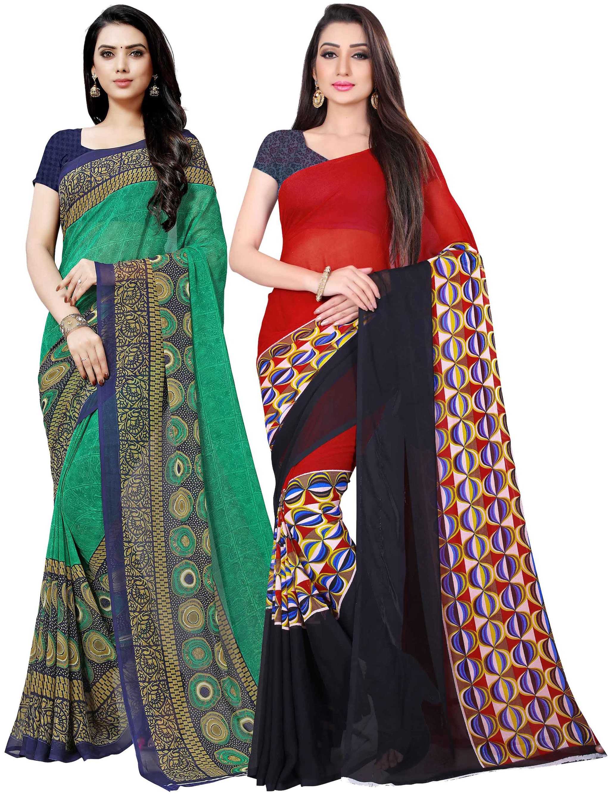 

Anand Sarees Georgette Printed Saree Multi
