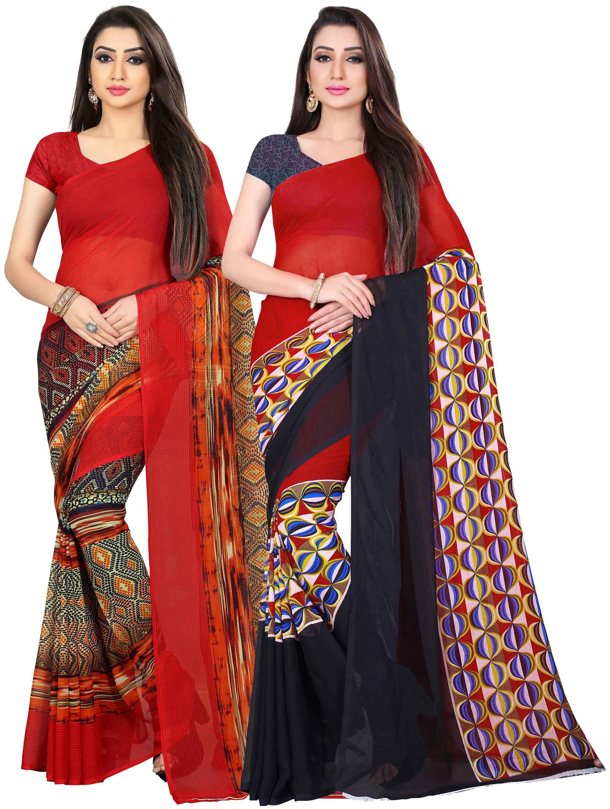 

Anand Sarees Georgette Work Printed Saree Multi