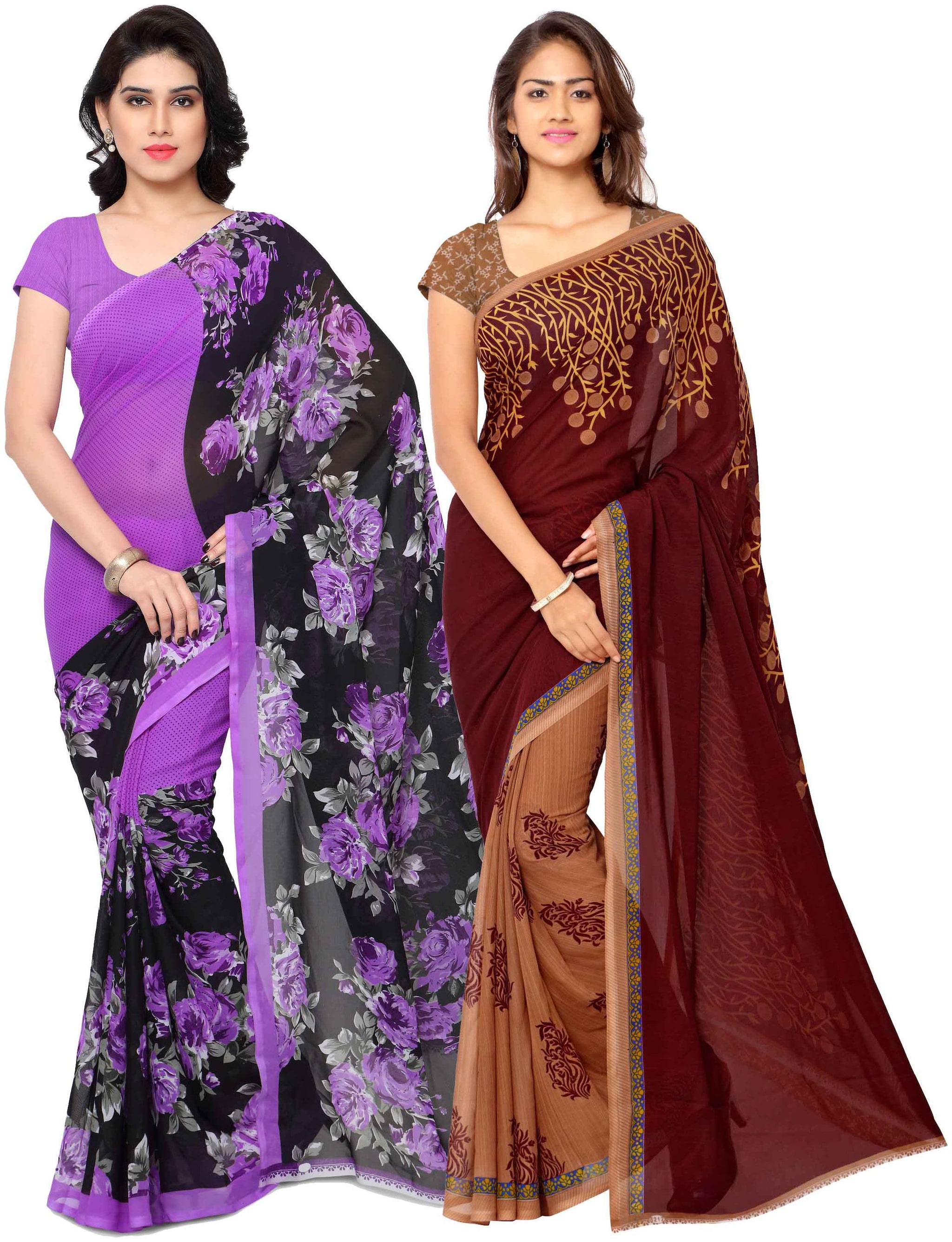 

Anand Sarees Georgette Work Printed Saree Multi