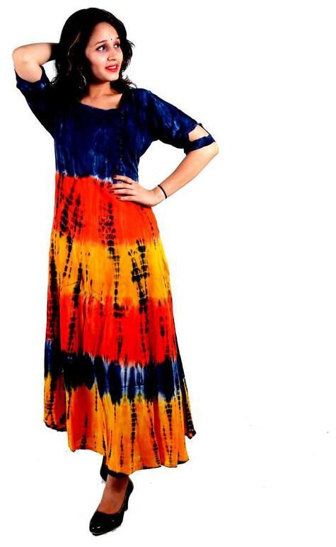 

Anand trading Co Rayon Printed Women multi Kurti