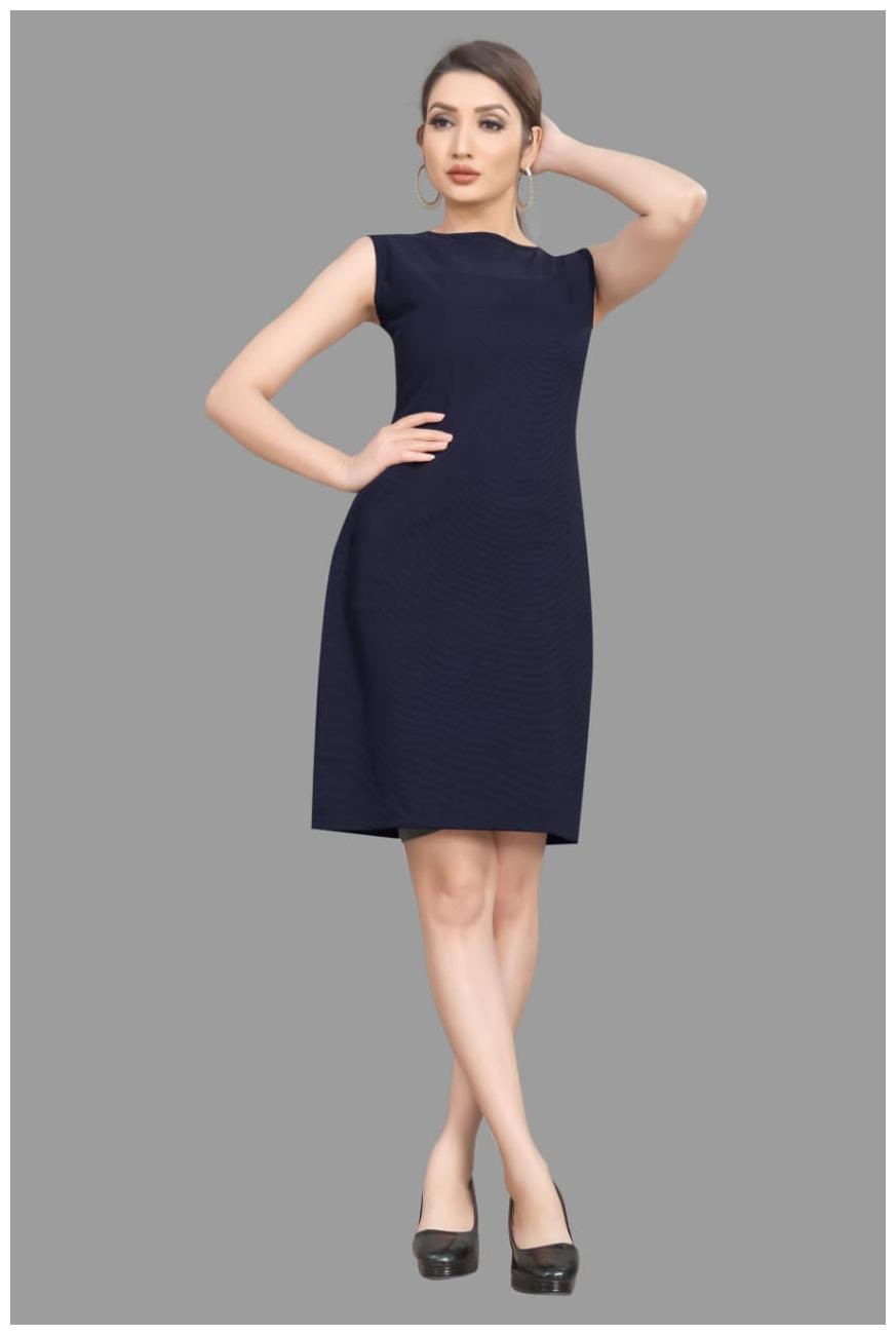 

Angel Queen Blue Solid Bodycon dress
