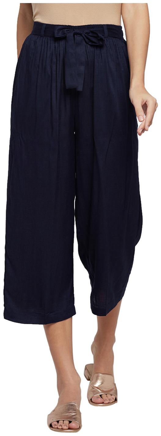 

ANIIQ Women Blue Flared fit Cullotes