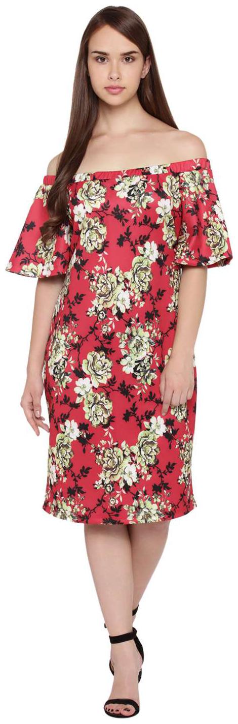 

Annabelle By Pantaloons Red Printed A-line dress