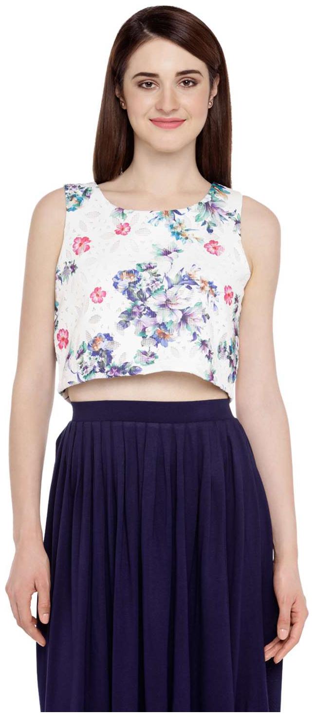 

Annabelle By Pantaloons Women Printed Regular top - White