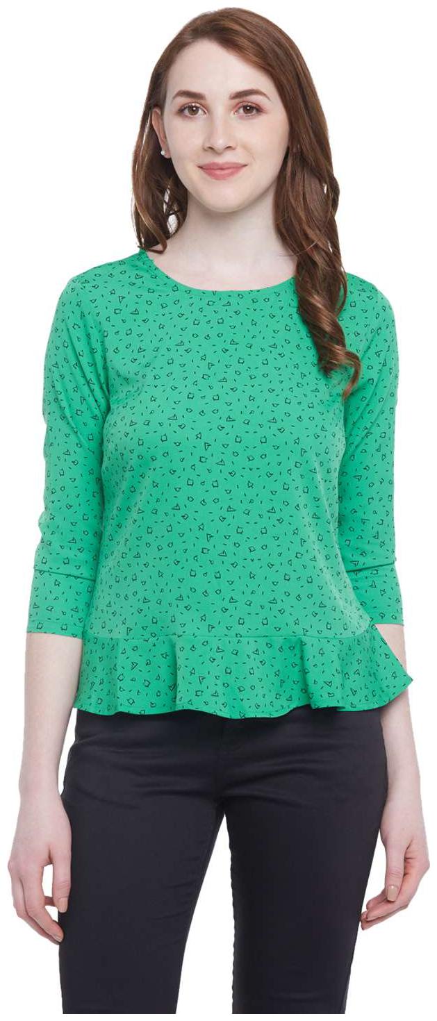 

Annabelle By Pantaloons Women Printed Regular top - Green
