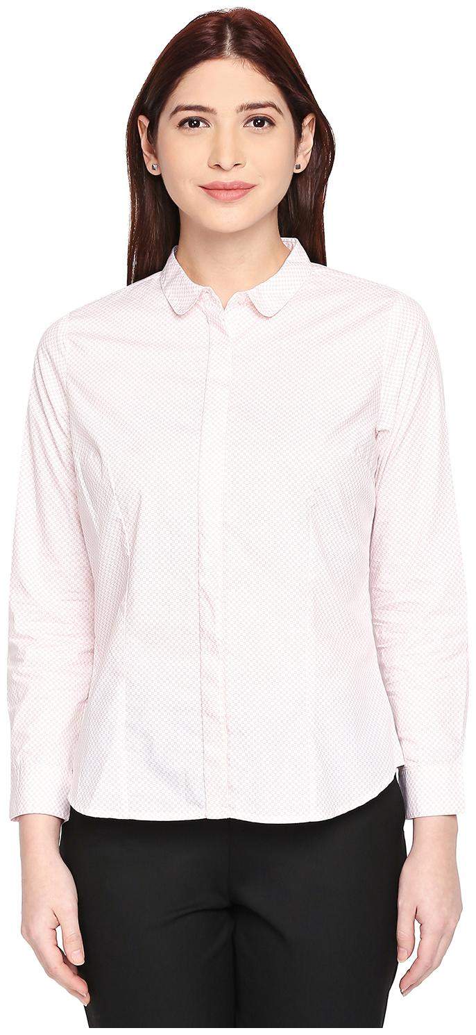 

Annabelle By Pantaloons Women Pink Printed Regular Fit Shirt